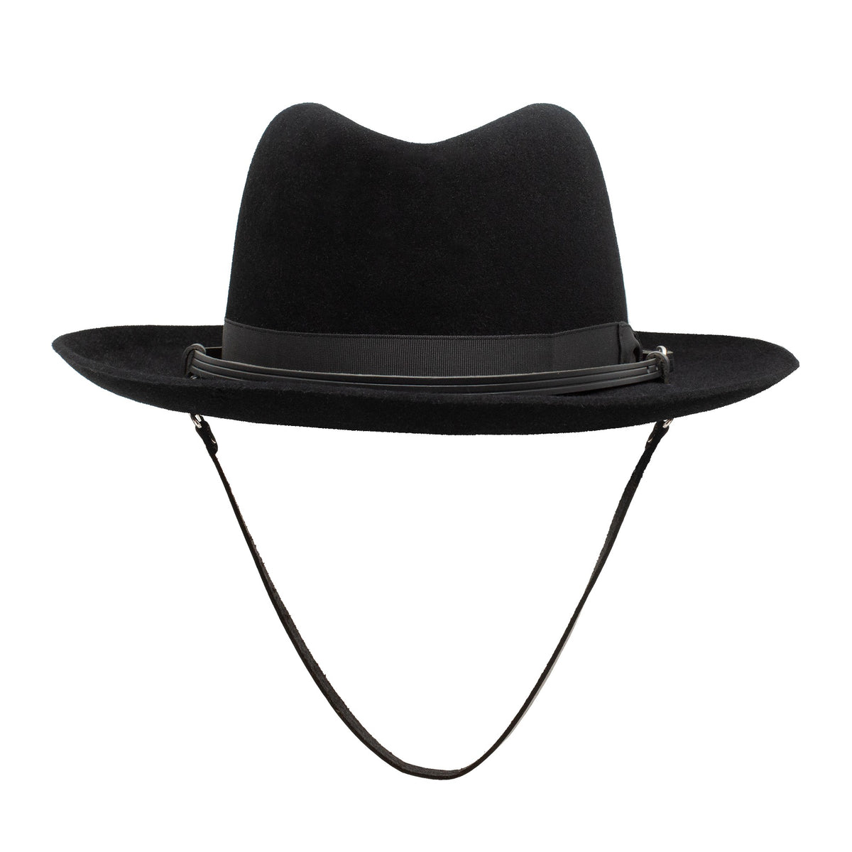 stetson dress hats Cavalry 5X Fur Felt Hat Cowhide sweatband provides comfort Color:Black w/ Swiss Dots Easy Cornbread Dressing - SIZE: 16