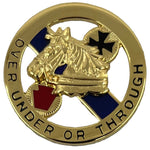104th Cavalry Regiment DUI "OVER UNDER OR THROUGH" Set