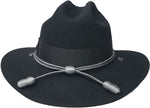 Hat Cord - Steel Gray and Black / Cyber Branch