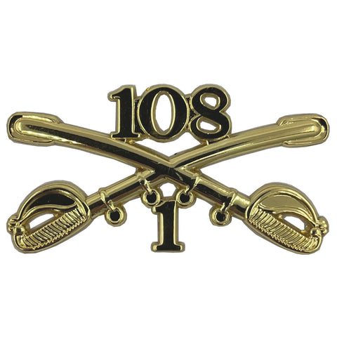 1-108 Regimental Crossed Sabers Large