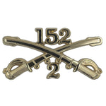 2-152 Cavalry Regimental Crossed Sabers Large