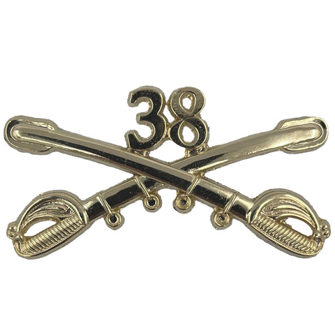 38th Cavalry Regimental Crossed Sabers Large