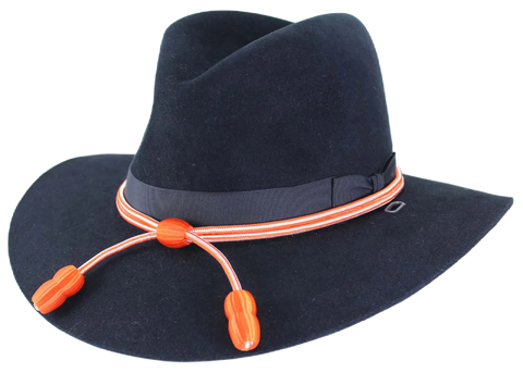 Hat Cord - Orange / White Signal