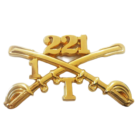 I 1-221 Cavalry Regimental Crossed Sabers Large