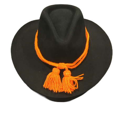 Civil War Style Hat Cord - Orange Signal