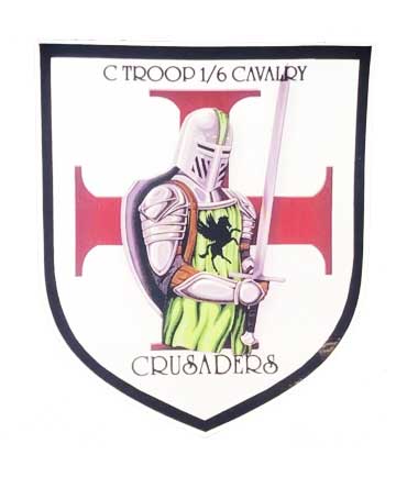 C Troop Crusaders Vinyl Sticker