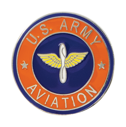 U.S. Army Aviation Round Pin