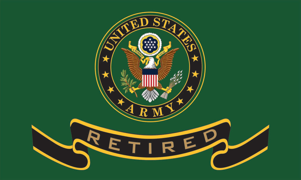 U.S. Army Retired Flag 3x5