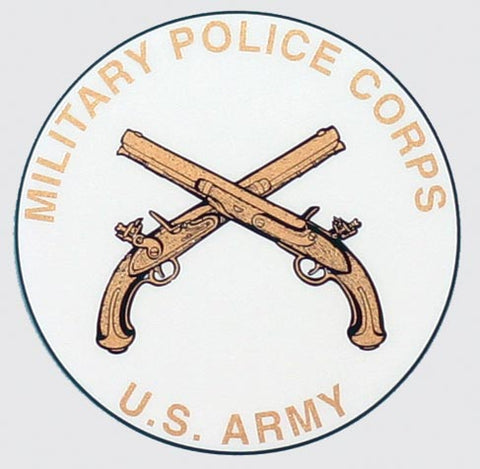 U.S. Army Military Police Decal 3.75 x 4