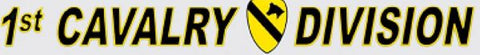 1st Cavalry Division Decal Strip