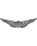 Micro Aviator Wings Silver Oxide