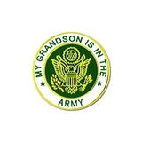 My Grandson Is In the Army Pin