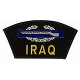 Iraq Vet Combat Infantry Badger Patch