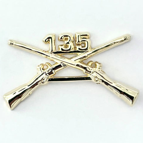 135th Regiment Crossed Rifles Standard