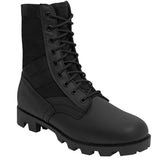Military Jungle Boots 8" (Wide Sizes)- Black