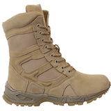 Forced Entry Deployment Boots With Side Zipper 8" - Tan