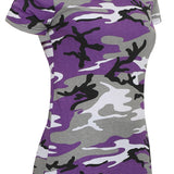 Womens Long Length Camo T-Shirt