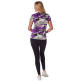 Womens Long Length Camo T-Shirt