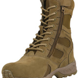 Forced Entry Deployment Boots With Side Zipper 8" - Coyote Brown