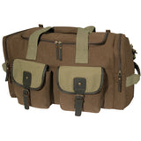 Long Journey Canvas Travel Bag - Brown