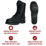 Sierra Sole Tactical Boots 8" - Black