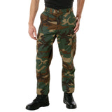 Camo Tactical BDU Pants - Woodland Camo