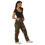 Camo Tactical BDU Pants - Woodland Camo