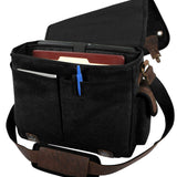 Canvas Trailblazer Laptop Bag - Black