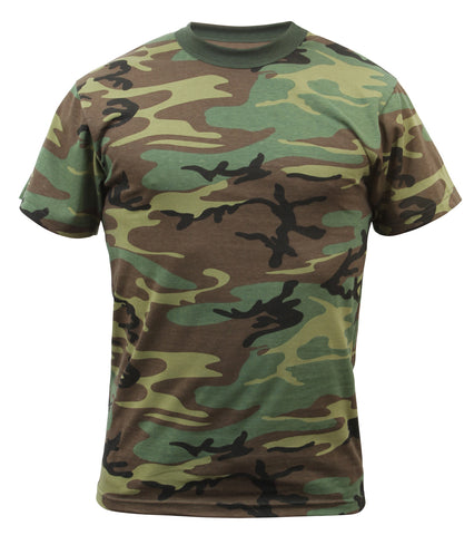 Camo T-Shirt - Woodland Camo