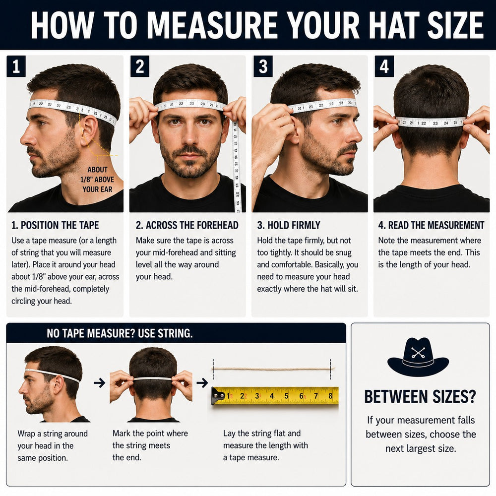 How to Measure your hat size