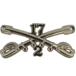 2-17 Regimental Crossed Sabers Large