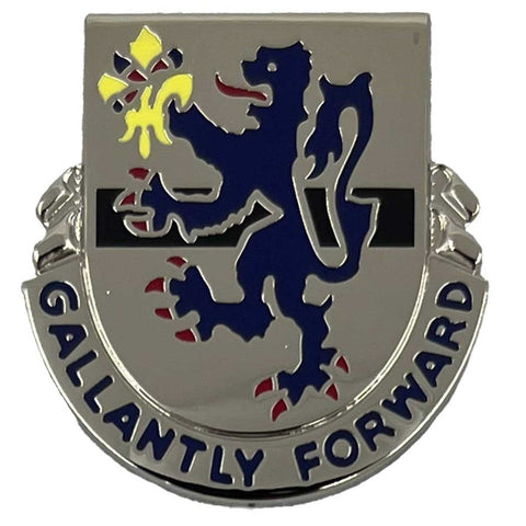 71st Cavalry Regiment Distinctive Unit Insignia "GALLANTLY FORWARD" Set