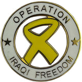 Yellow Ribbon OIF Pin