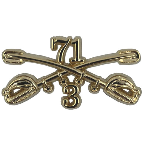3-71 Cavalry Regimental Crossed Sabers Standard
