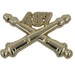 487 Field Artillery Crossed Cannons Standard