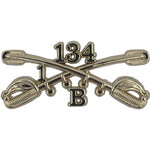 B 1-134 Cavalry Regimental Crossed Sabers Large