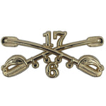 6-17 Cavalry Regimental Crossed Sabers Large