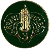 3d ACR 7/8" Brave Rifles Pin
