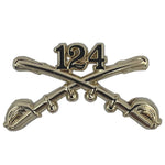 124th Cavalry Regimental Crossed Sabers Standard