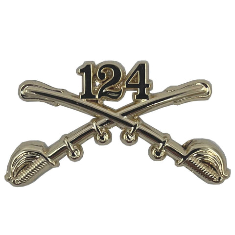 124th Cavalry Regimental Crossed Sabers Standard