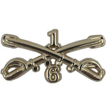 6-1 Cavalry Regimental Crossed Sabers Standard