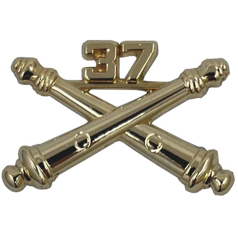 37 Field Artillery Crossed Cannons Standard