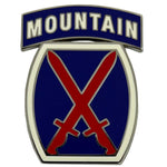 10th Mountain Division Combat Service Identification Badge (CSIB)