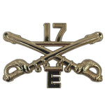 E-17 Cavalry Regimental Crossed Sabers Large