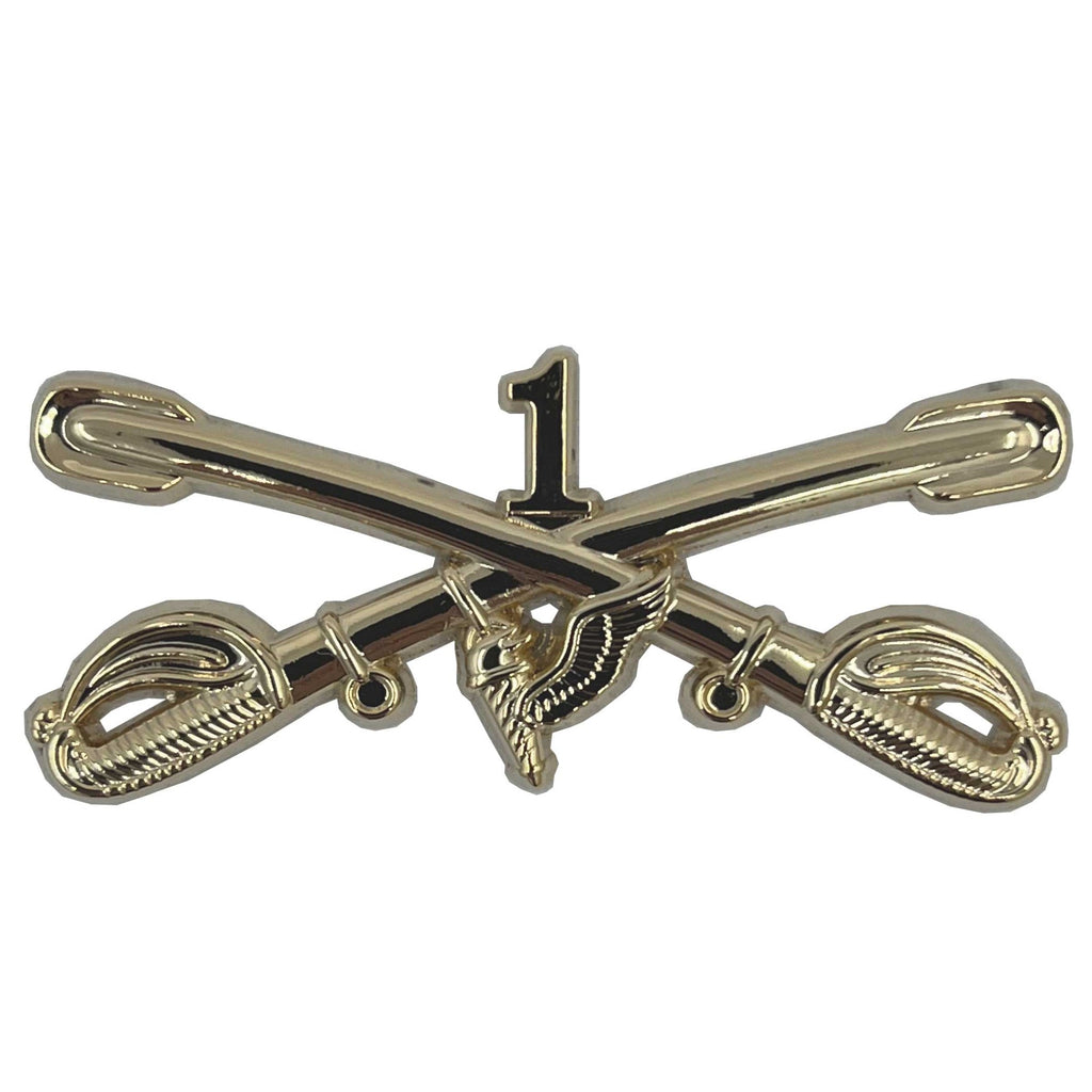 1st Crossed Saber with Pathfinder Torch Large Pin – CavHooah.com