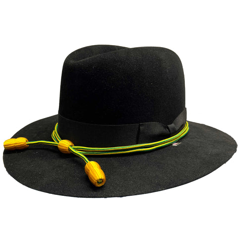 Hat Cord - Green/yellow with Yellow Acorn-Military Police