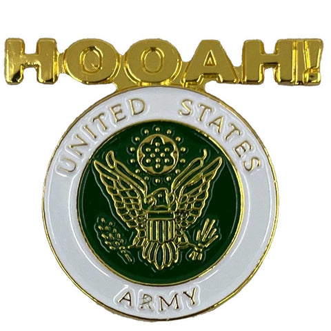 United States Hooah Army Pin