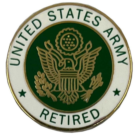 U.S. Army Retired Insignia Pin