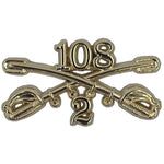 2-108 Regimental Crossed Sabers Standard