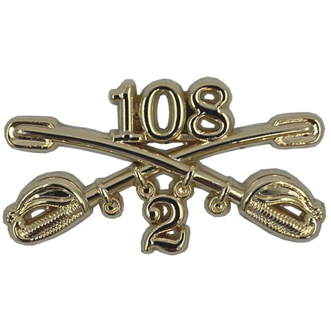 2-108 Regimental Crossed Sabers Standard